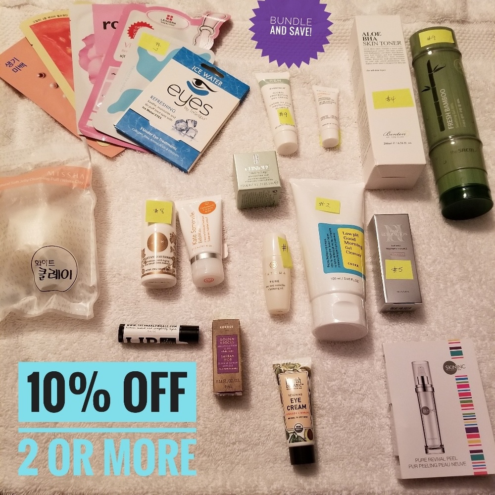 Lot of Skin Care, Great for 10 Step Korean System!